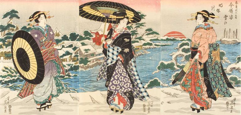 浮世絵で楽しむきもの 日本デザインの300年 – INJA